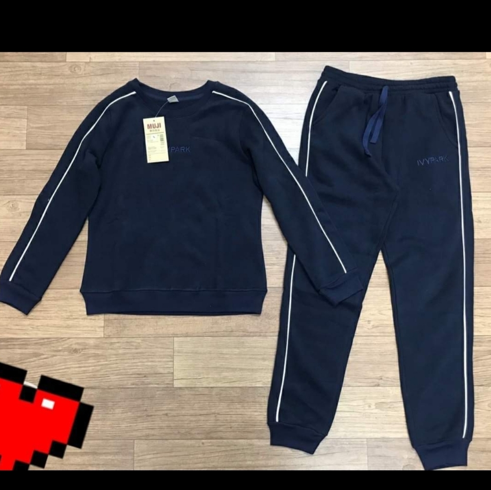 Muji crewneck sweatshirt joggers set - NWOT